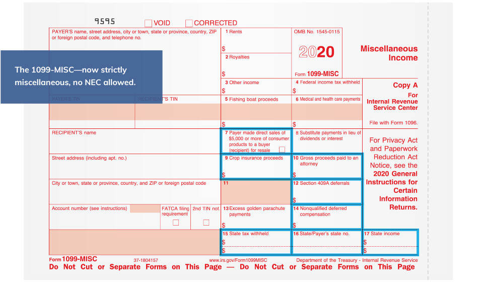The New 1099 Nec